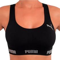 Top Academia Nadador Sem Costura Feminino Puma - 27070
