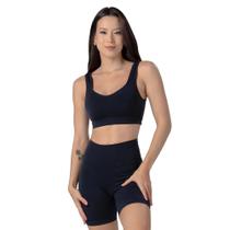 Top Academia Trinys Suplex F-13840 Com Fecho e Bojo Feminino Top Academia Trinys Suplex F-13840 Com Fecho e Bojo Feminino