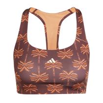 Top adidas x farm suporte médio feminino