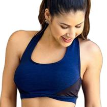 Top adulto nadador mescla com recorte tecido liso mais corpo Top adulto nadador mescla com recorte tecido liso mais corpo