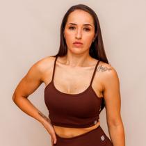 Top Alça Confort - Coffee