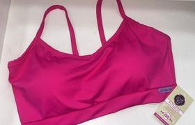 Top Alça Fitness de Poliamida para academia