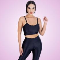 Top Alcinha 3D com Bojo Preto