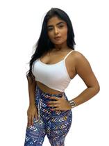 Top alcinha feminino fitness com bojo removível TB moda fitness