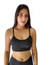 Top alcinha feminino fitness com bojo removível TB moda fitness