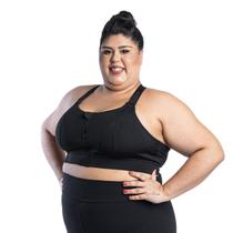 Top Alta Sustentação Corrida Tamanho Plus para Seios Grandes