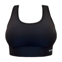 Top Alta Sustentação Modelo Nadador- SPORTBR Camilla Cor Preto