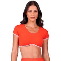 Top Alto Giro Elástico Personalizado Feminino Top Alto Giro Elástico Personalizado Feminino