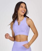 Top Alto Giro Sem Costura Dots Canelado 2332508