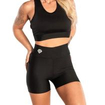 Top Amei Sport Basic Nadador - Preto Top Amei Sport Basic Nadador - Preto
