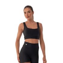 Top Amei Sport Basic Regata - Preto Top Amei Sport Basic Regata - Preto