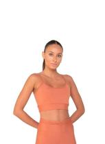 Top Amei Sports Fitness Basic Alça - 30043- Ferrugem