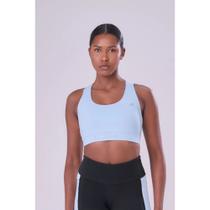 Top Authen Grit Bossa - feminino - azul celeste