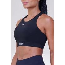 Top Authen Grit Bossa Nadador C/ Bolso - feminino - preto