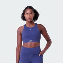 Top Authen Grit Bossa Nadador Com Bolso Ajustavel - feminino - azul noite