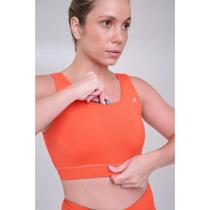Top Authen Grit Bossa Reto C/ Bolso - feminino - laranja