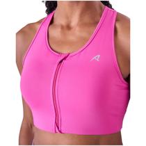 Top Authen Signature Samba Nadador Com Ziper Cor:RosaTamanho:P Top Authen Signature Samba Nadador Com Ziper Cor:RosaTamanho:P