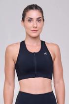 Top authen signature samba nadador ziper c/ bolso ajustavel Top authen signature samba nadador ziper c/ bolso ajustavel