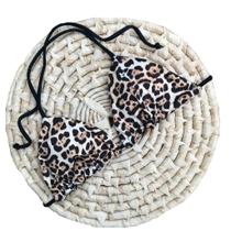 Top Avulso Cortininha Dupla Face Onça Top Avulso Cortininha Dupla Face Onça