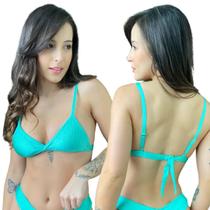 Top Avulso Top Fixo Canelado Verde Água Top Avulso Top Fixo Canelado Verde Água