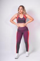 Top Azzam Fit Duo Azul e Vermelho Sintonia Top Azzam Fit Duo Azul e Vermelho Sintonia