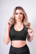 Top Azzam Fit Duo Preto e Cinza Sintonia Top Azzam Fit Duo Preto e Cinza Sintonia