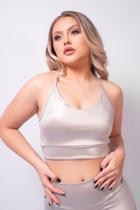 Top Azzam Shine Cinza Sintonia