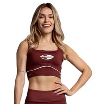 Top Beach Tenis Feminino Samantha Barijan Mormaii Cor:MarsalaTamanho:PGenero:Feminino