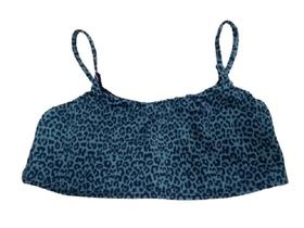 Top Biquini Alças Animal Print Azul - She By Mash