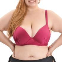 Top Biquini Bojo Aro Alças Fixas e Amarração Plus Size Arsiè