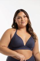 Top Biquíni Cortinão Com Alças Largas Liso Top Biquíni Cortinão Com Alças Largas Liso