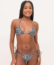 Top Biquíni Cortininha Estampado Bojo Removível Marisa-25049