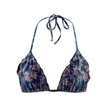 Top Biquini Cortininha Frufru Bojo Removivel Coral She 371.57