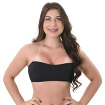 Top Biquini Faixa Alças Remoníveis Ajustáveis Bojo Removível Arsiè