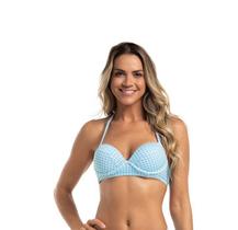 Top Biquíni Meia Taça Anarruga Estampado