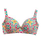 Top Biquíni Meia Taça Borboleta Estampado Top Biquíni Meia Taça Borboleta Estampado