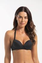 Top Biquíni Meia Taça Com Recorte Liso Top Biquíni Meia Taça Com Recorte Liso