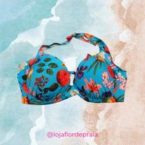Top Biquíni Plus Size - Flor de Praia