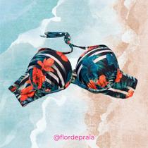 Top Biquíni Plus Size - Flor de Praia