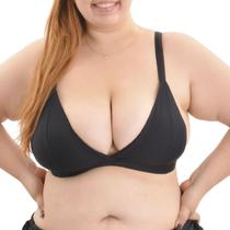 Top Biquini Triângulo Bojo Removível Alças Fixas Ajustáveis Plus Size Arsiè