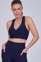 Top Bojo Removível Textura Poly Steep Preto