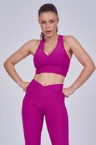 Top Bojo Removível Textura Poly Steep Uva