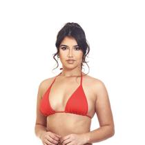 Top Busto De Biquíni Praia Avulso Cortininha Simples