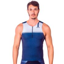 Top camisa sem mangas triathlon elite smooth proteção uv 50+ kauna