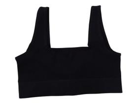 Top Canelado Lupo Basic Shameless Preto 71914001 Top Canelado Lupo Basic Shameless Preto 71914001