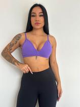 Top Cavado Fitness Costa Aberta Regulador Alca Com Bojo COR:ROXOTAMANHO:G