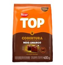Top Chocolate meio amargo em Gotas 400Gr - Harald