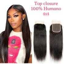 Top Closure Topo De Cabeça Cabelo Humano