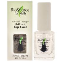 Top Coat Biosource para terapia natural de unhas 12 ml Top Coat Biosource para terapia natural de unhas 12 ml