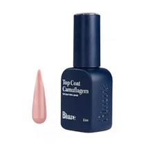 Top Coat Bluwe Camuflagem Natural Pink 11ml Selante Unhas